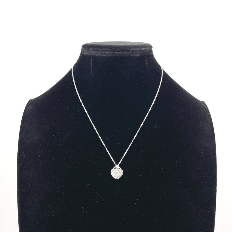 TIFFANY&Co. Necklace Return to Mini double heart tag Silver925 Silver Women Second hand