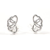 TIFFANY&Co. Earring Triple heart vintage Silver925 Silver Women Second hand