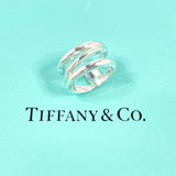 TIFFANY&Co. Ring Diagonal Silver925 #US 5 1/2 Silver Women Second hand