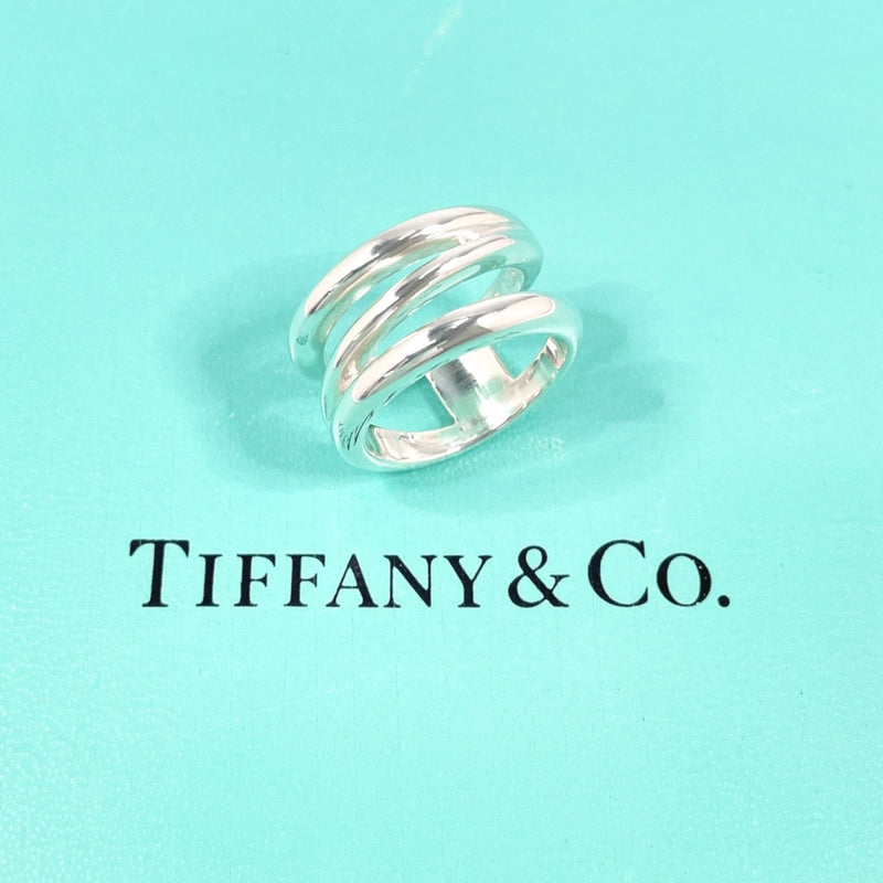 TIFFANY&Co. Ring Diagonal Silver925 #US 5 1/2 Silver Women Second hand