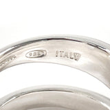 TIFFANY&Co. Ring Diagonal Silver925 #US 5 1/2 Silver Women Second hand