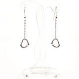 TIFFANY&Co. earring Open Heart Drop Earrings Elsa Peretti Silver925 Silver Women Second hand