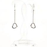 TIFFANY&Co. earring Open Heart Drop Earrings Elsa Peretti Silver925 Silver Women Second hand