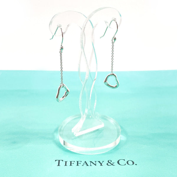 TIFFANY&Co. earring Open Heart Drop Earrings Elsa Peretti Silver925 Silver Women Second hand