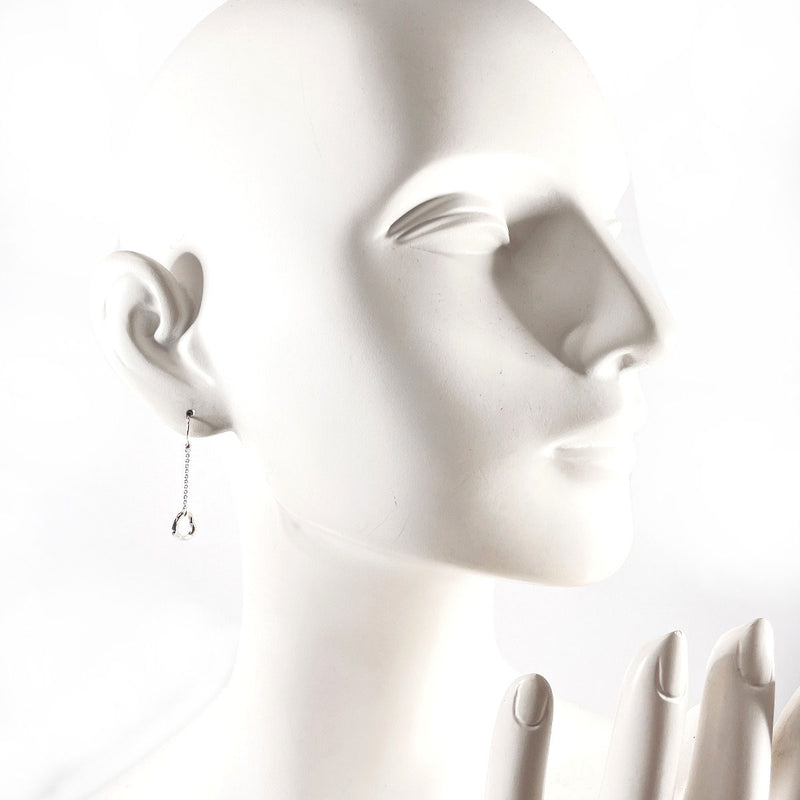 TIFFANY&Co. earring Open Heart Drop Earrings Elsa Peretti Silver925 Silver Women Second hand