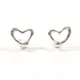 TIFFANY&Co. Earring Open heart Elsa Peretti Silver925 Silver Women Second hand