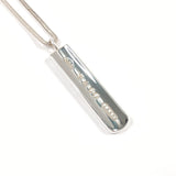 TIFFANY&Co. Necklace 1837 Bar Pendant Silver925 Silver unisex Second hand