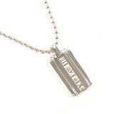 TIFFANY&Co. Necklace Atlas plate Ball chain Silver925 Silver unisex Second hand