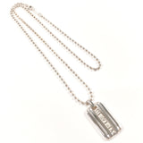 TIFFANY&Co. Necklace Atlas plate Ball chain Silver925 Silver unisex Second hand