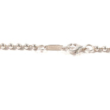 TIFFANY&Co. Necklace Atlas plate Ball chain Silver925 Silver unisex Second hand