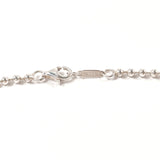 TIFFANY&Co. Necklace Atlas plate Ball chain Silver925 Silver unisex Second hand
