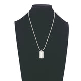 TIFFANY&Co. Necklace Atlas plate Ball chain Silver925 Silver unisex Second hand