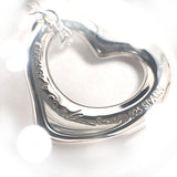 TIFFANY&Co. Necklace Open heart Elsa Peretti Silver925 Silver Women Second hand