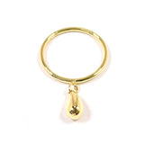 TIFFANY&Co. Ring teardrop Elsa Peretti K18 yellow gold #US 4 3/4 gold Women Second hand