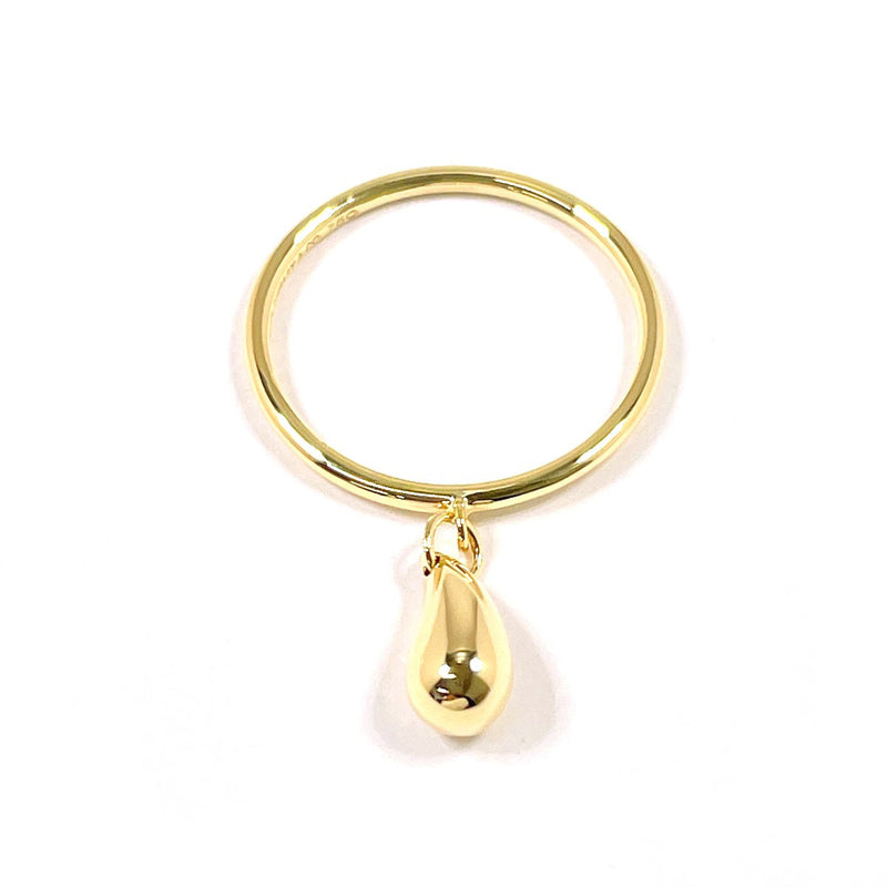 TIFFANY&Co. Ring teardrop Elsa Peretti K18 yellow gold #US 4 3/4 gold Women Second hand