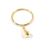 TIFFANY&Co. Ring teardrop Elsa Peretti K18 yellow gold #US 4 3/4 gold Women Second hand