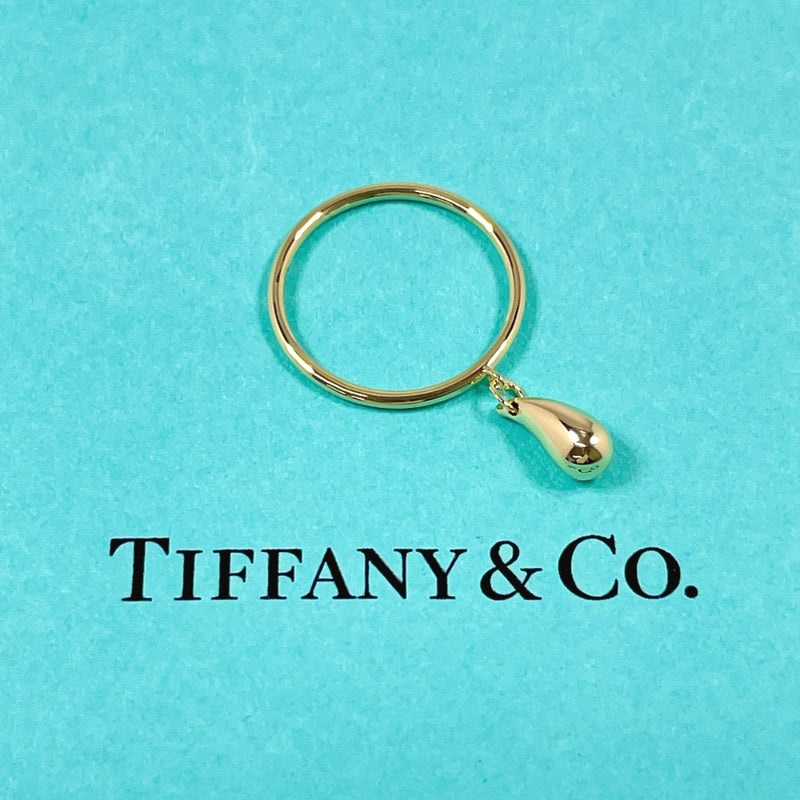 TIFFANY&Co. Ring teardrop Elsa Peretti K18 yellow gold #US 4 3/4 gold Women Second hand