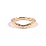 TIFFANY&Co. Ring Curved bundling Elsa Peretti K18 Pink Gold/diamond #US 4 1/4 Pink gold Women Second hand