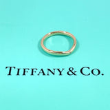 TIFFANY&Co. Ring Curved bundling Elsa Peretti K18 Pink Gold/diamond #US 4 1/4 Pink gold Women Second hand