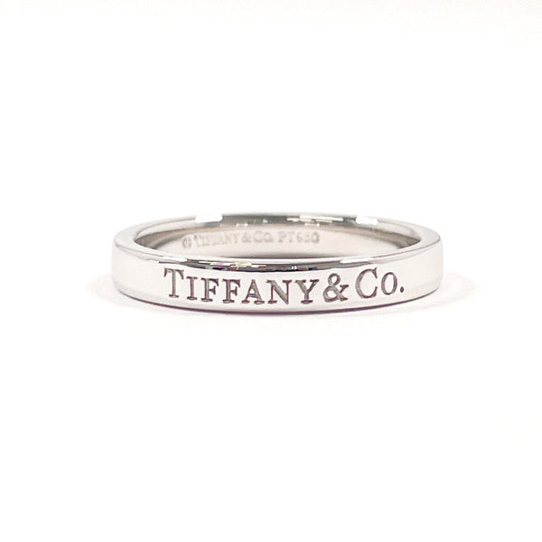 TIFFANY&Co. Ring Flat band ring Pt950Platinum #US 5 3/4 Silver Women Second hand