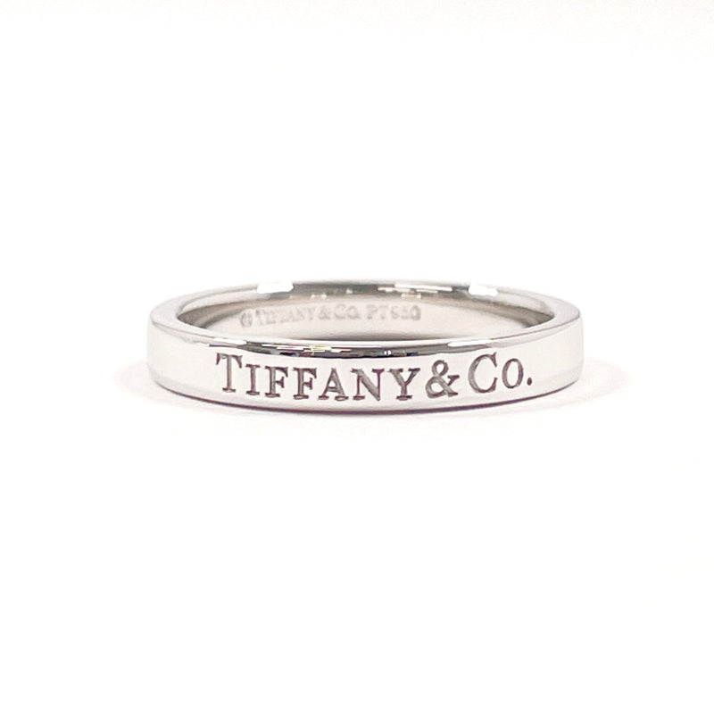 TIFFANY&Co. Ring Flat band ring Pt950Platinum #US 5 3/4 Silver Women Second hand
