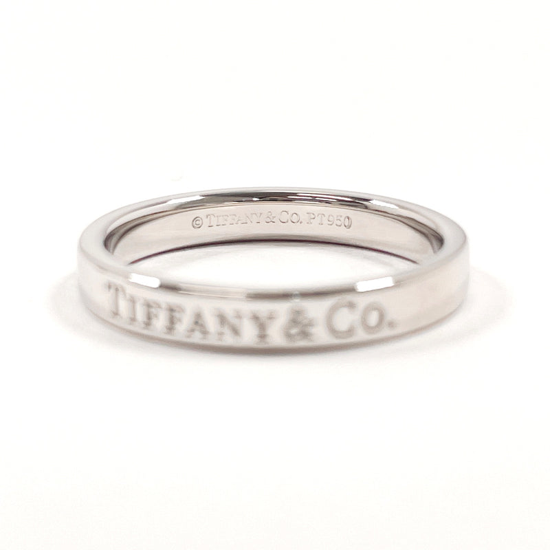 TIFFANY&Co. Ring Flat band ring Pt950Platinum #US 5 3/4 Silver Women Second hand