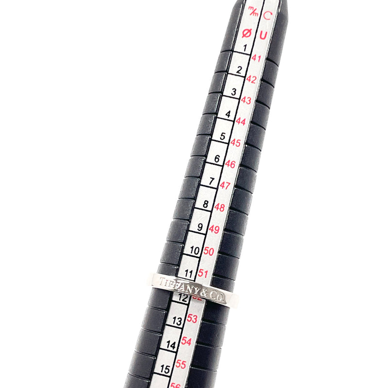 TIFFANY&Co. Ring Flat band ring Pt950Platinum #US 5 3/4 Silver Women Second hand