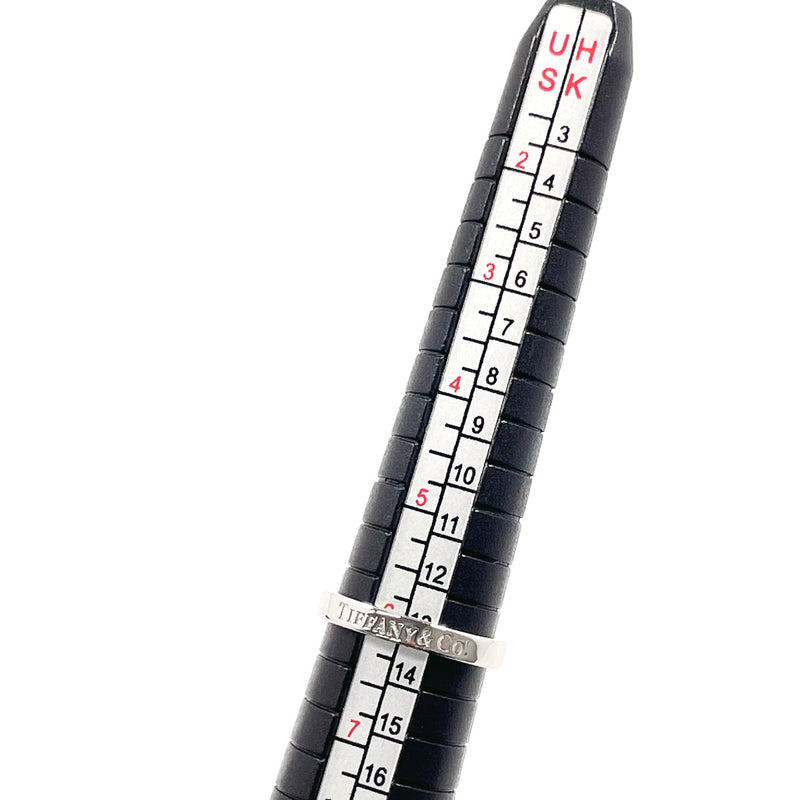 TIFFANY&Co. Ring Flat band ring Pt950Platinum #US 5 3/4 Silver Women Second hand