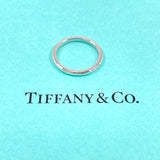 TIFFANY&Co. Ring Wedding band ring Forever Pt950Platinum/diamond #US 4 3/4 Silver Women Second hand