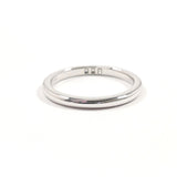 TIFFANY&Co. Ring Wedding band ring Forever Pt950Platinum/diamond #US 4 3/4 Silver Women Second hand