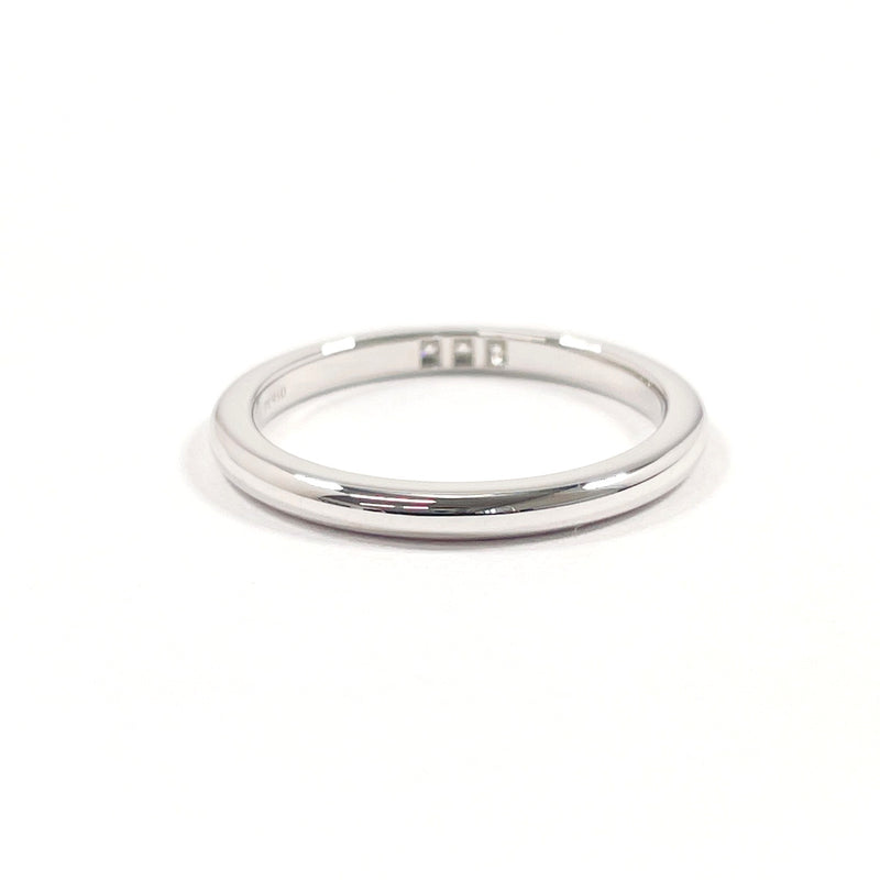 TIFFANY&Co. Ring Wedding band ring Forever Pt950Platinum/diamond #US 4 3/4 Silver Women Second hand