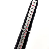 TIFFANY&Co. Ring Wedding band ring Forever Pt950Platinum/diamond #US 4 3/4 Silver Women Second hand