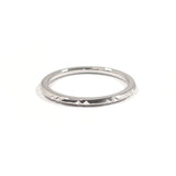 TIFFANY&Co. Ring True Band Ring Pt950Platinum #US 6 1/4 Silver unisex Second hand