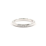 TIFFANY&Co. Ring Wedding band ring Forever Pt950Platinum/diamond #US 3 1/4 Silver Women Second hand
