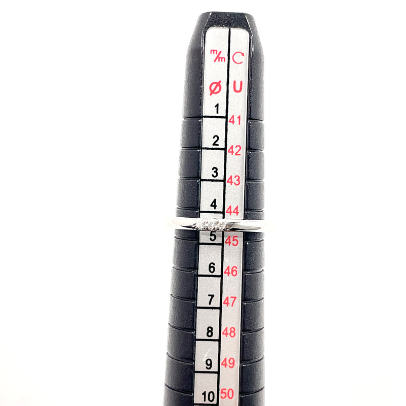 TIFFANY&Co. Ring Wedding band ring Forever Pt950Platinum/diamond #US 3 1/4 Silver Women Second hand