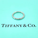TIFFANY&Co. Ring Wedding band ring Forever Pt950Platinum/diamond #US 4 1/4 Silver Women Second hand
