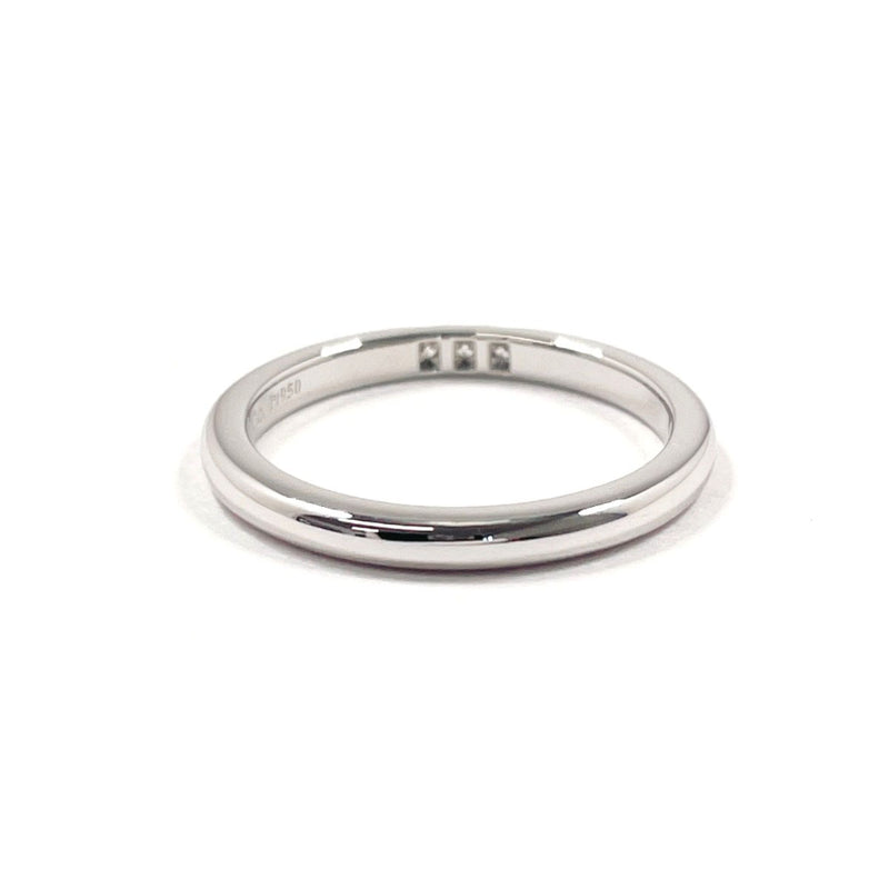 TIFFANY&Co. Ring Wedding band ring Forever Pt950Platinum/diamond #US 4 1/4 Silver Women Second hand