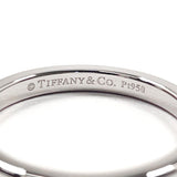 TIFFANY&Co. Ring Wedding band ring Forever Pt950Platinum/diamond #US 4 1/4 Silver Women Second hand