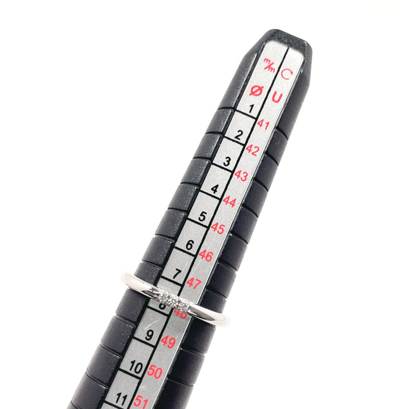 TIFFANY&Co. Ring Wedding band ring Forever Pt950Platinum/diamond #US 4 1/4 Silver Women Second hand