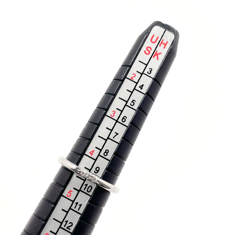 TIFFANY&Co. Ring Wedding band ring Forever Pt950Platinum/diamond #US 4 1/4 Silver Women Second hand