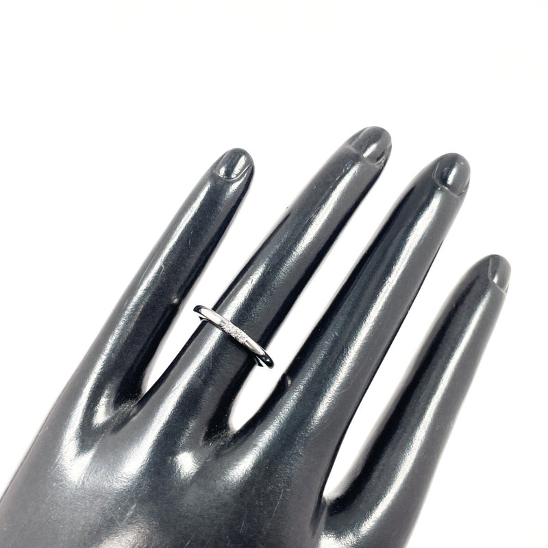 TIFFANY&Co. Ring Wedding band ring Forever Pt950Platinum/diamond #US 4 1/4 Silver Women Second hand