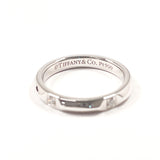 TIFFANY&Co. Ring True Band Ring Pt950Platinum/diamond #US 3 1/2 Silver Women Second hand