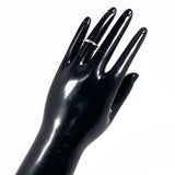 TIFFANY&Co. Ring True Band Ring Pt950Platinum/diamond #US 3 1/2 Silver Women Second hand