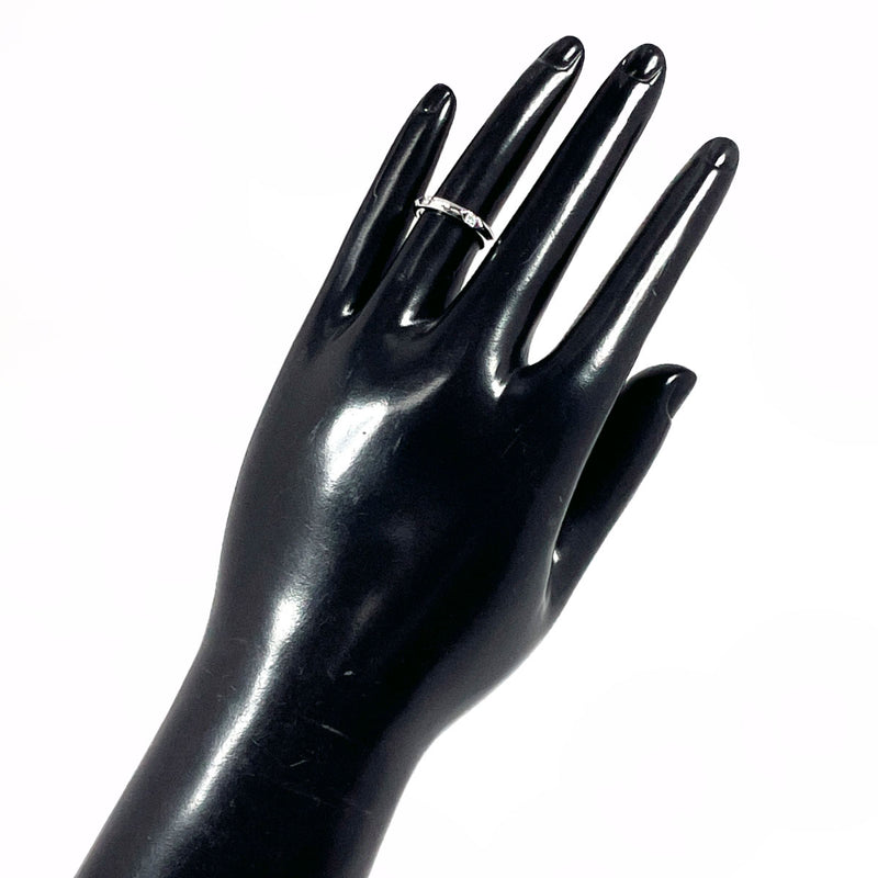 TIFFANY&Co. Ring True Band Ring Pt950Platinum/diamond #US 3 1/2 Silver Women Second hand