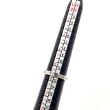 TIFFANY&Co. Ring Flat band ring Pt950Platinum/diamond #US 5 1/4 Silver Women Second hand