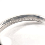 TIFFANY&Co. Ring Curved bundling Elsa Peretti Pt950Platinum/diamond #US 3 3/4 Silver Women Second hand