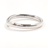 TIFFANY&Co. Ring Curved bundling Elsa Peretti Pt950Platinum #US 4 3/4 Silver Women Second hand