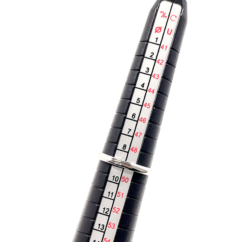 TIFFANY&Co. Ring Curved bundling Elsa Peretti Pt950Platinum #US 4 3/4 Silver Women Second hand