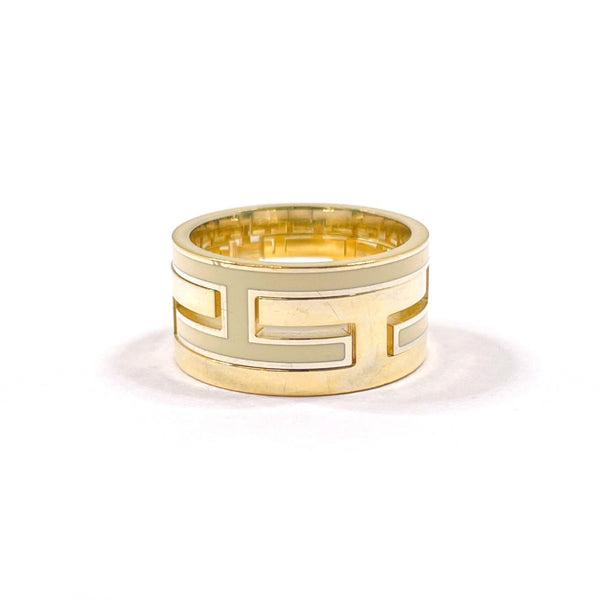 HERMES Ring Move ash Silver925 #US 6 gold gold Women Second hand