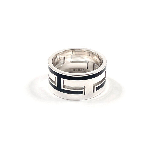 HERMES Ring Move ash Silver925 #US 6 Silver Silver Women Second hand